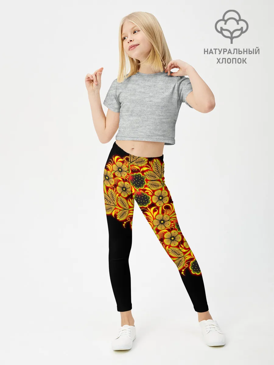 Леггинсы для девочки / Славянский орнамент