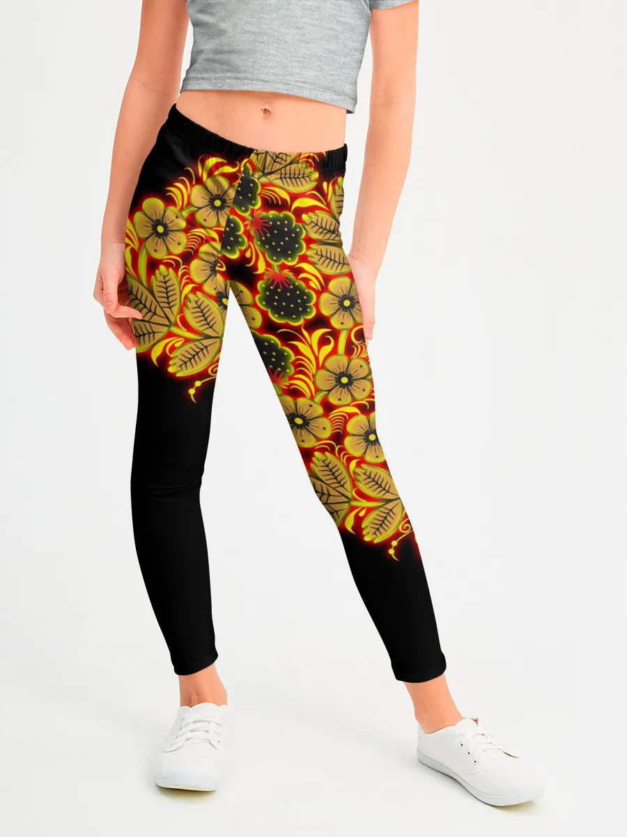 Леггинсы для девочки / Славянский орнамент