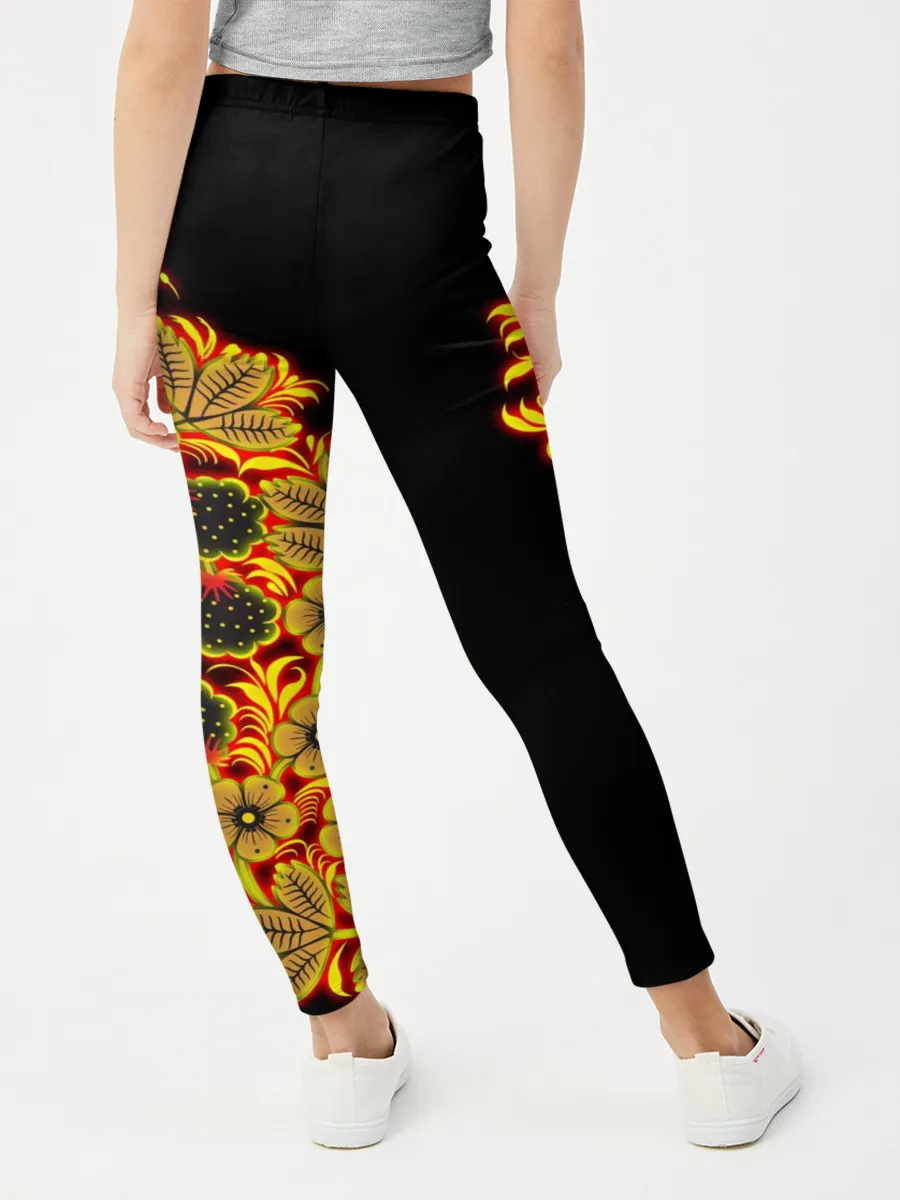 Леггинсы для девочки / Славянский орнамент