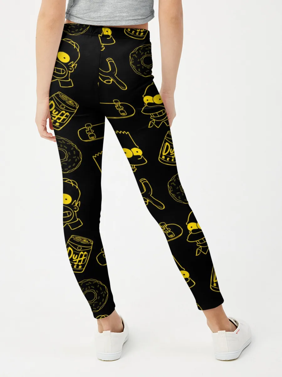 Леггинсы для девочки / Барт и Гомер