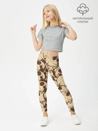 Леггинсы для девочки / мопс