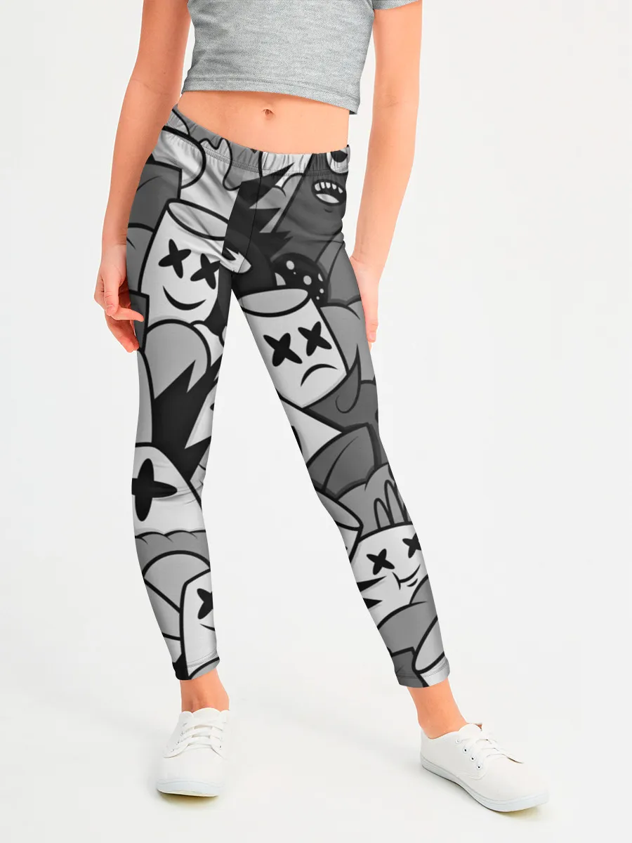 Леггинсы для девочки / Marshmello