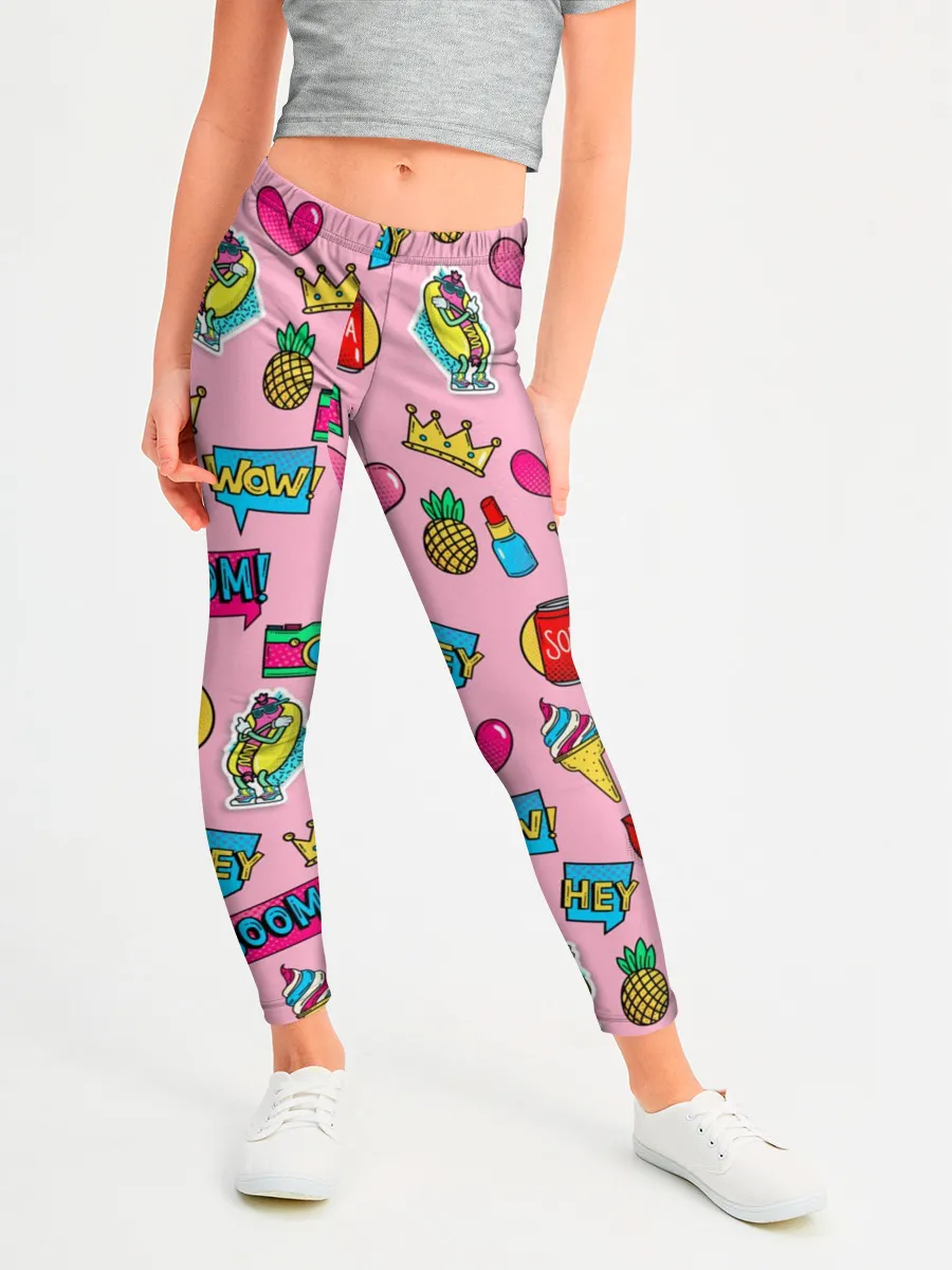 Леггинсы для девочки / Pop Art