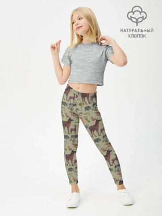 Леггинсы для девочки / Wild animals