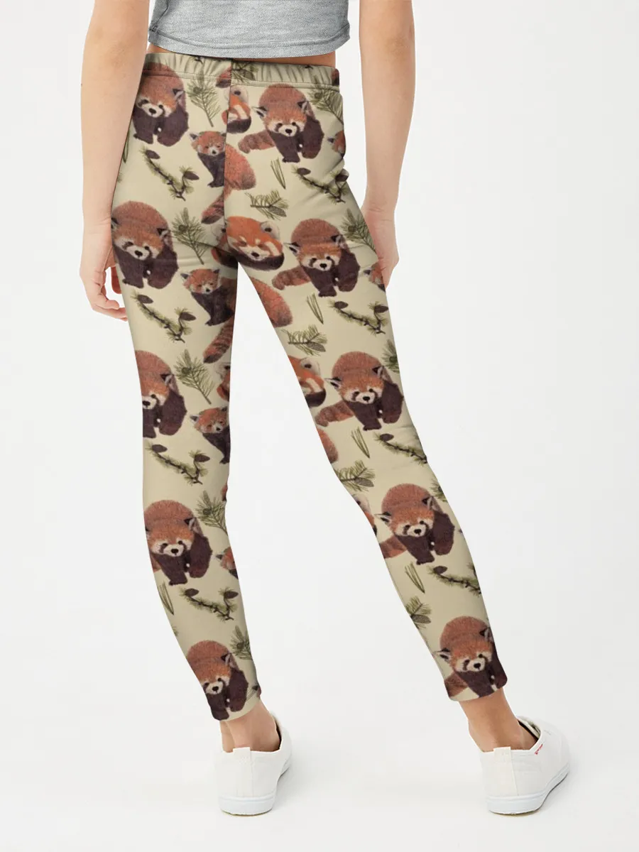 Леггинсы для девочки / Red panda