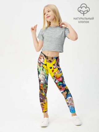 Леггинсы для девочки / Pokemon