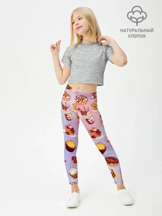 Леггинсы для девочки / Очень Сладкий Паттерн