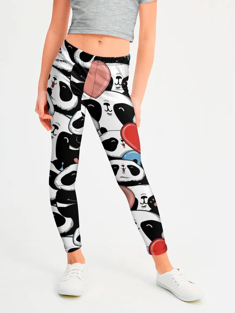 Леггинсы для девочки / Пандяшки