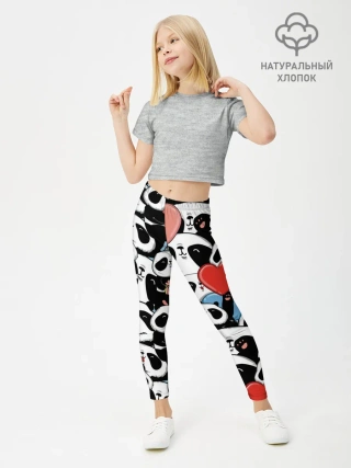 Леггинсы для девочки / Пандяшки