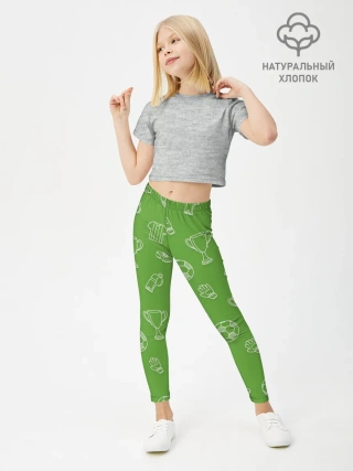 Леггинсы для девочки / Футбол