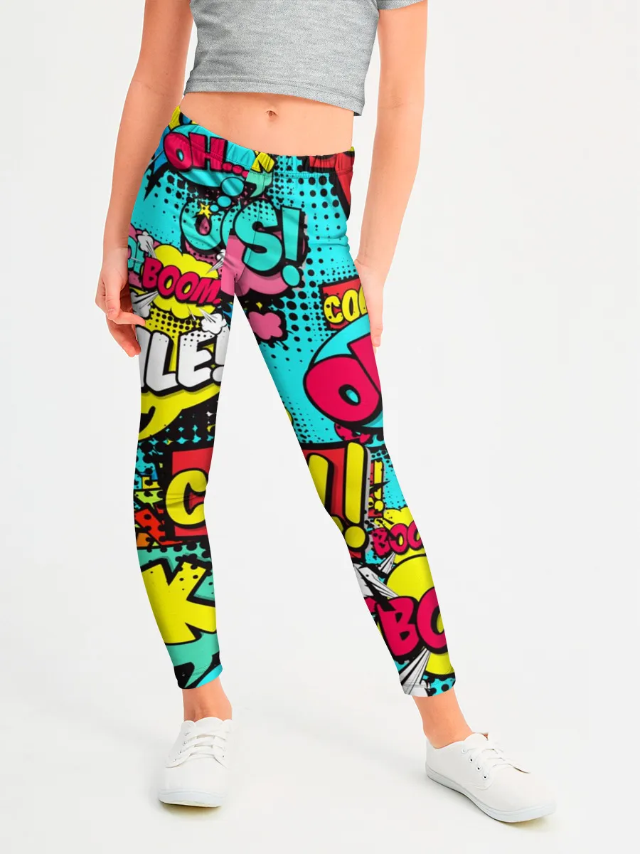 Леггинсы для девочки / Поп-арт в моде