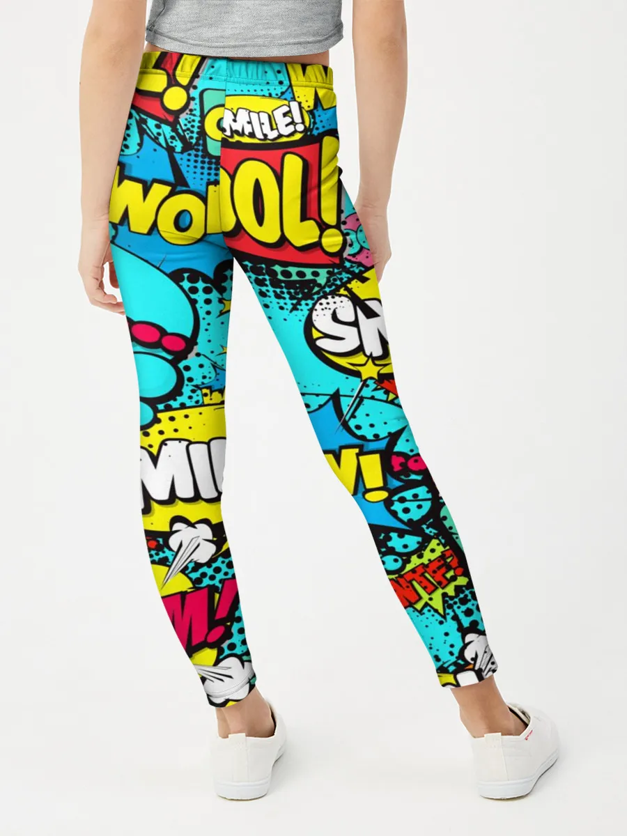 Леггинсы для девочки / Поп-арт в моде