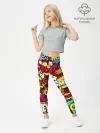 Леггинсы для девочки / Стиль pop-art