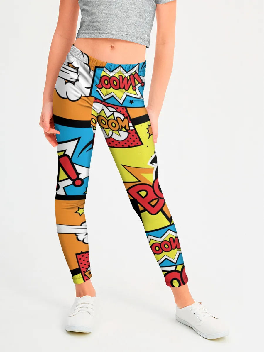 Леггинсы для девочки / Boom Pop Art