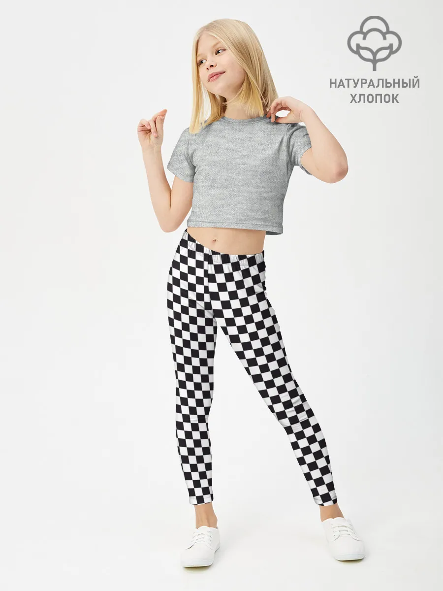 Леггинсы для девочки / Checkerboard