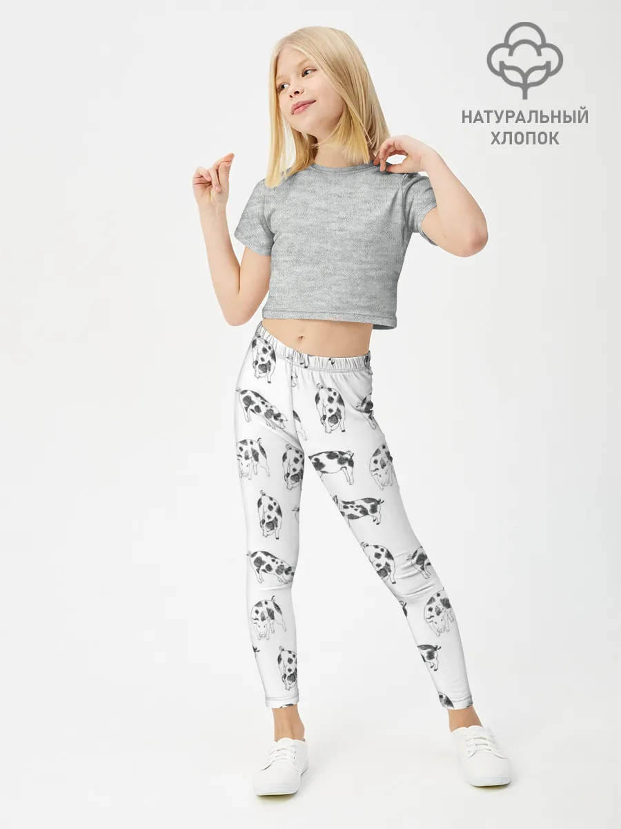 Леггинсы для девочки / Поросята