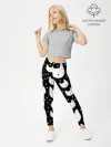 Леггинсы для девочки / Love Cats Pattern
