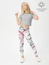 Леггинсы для девочки / Хаотичные линии