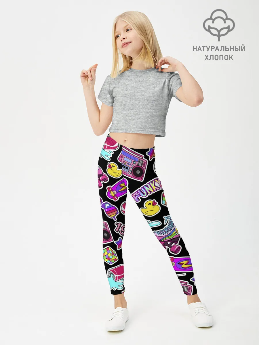 Леггинсы для девочки / Back to 90