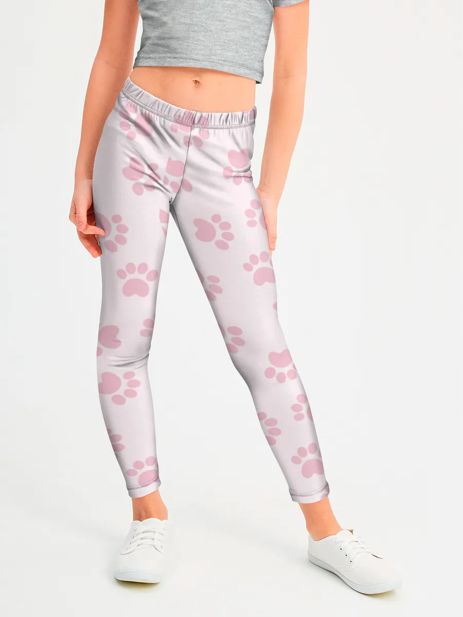 Леггинсы для девочки / Собачьи Следы
