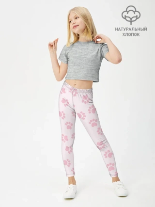 Леггинсы для девочки / Собачьи Следы