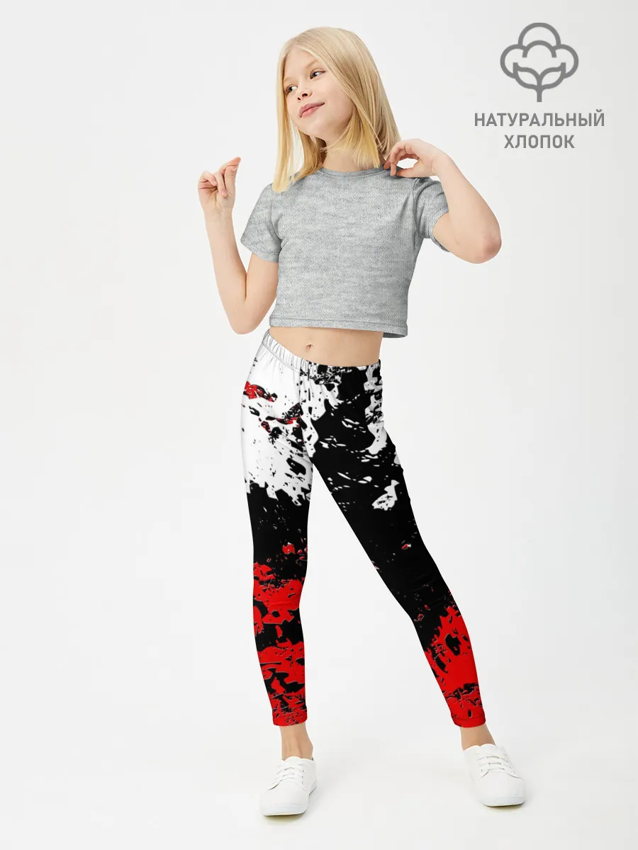 Леггинсы для девочки / БРЫЗГИ КРАСОК