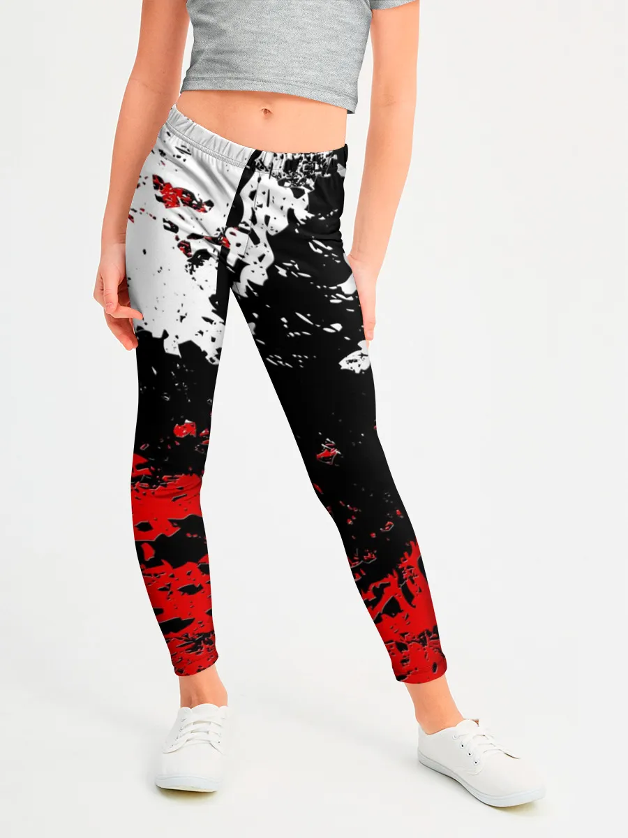 Леггинсы для девочки / БРЫЗГИ КРАСОК