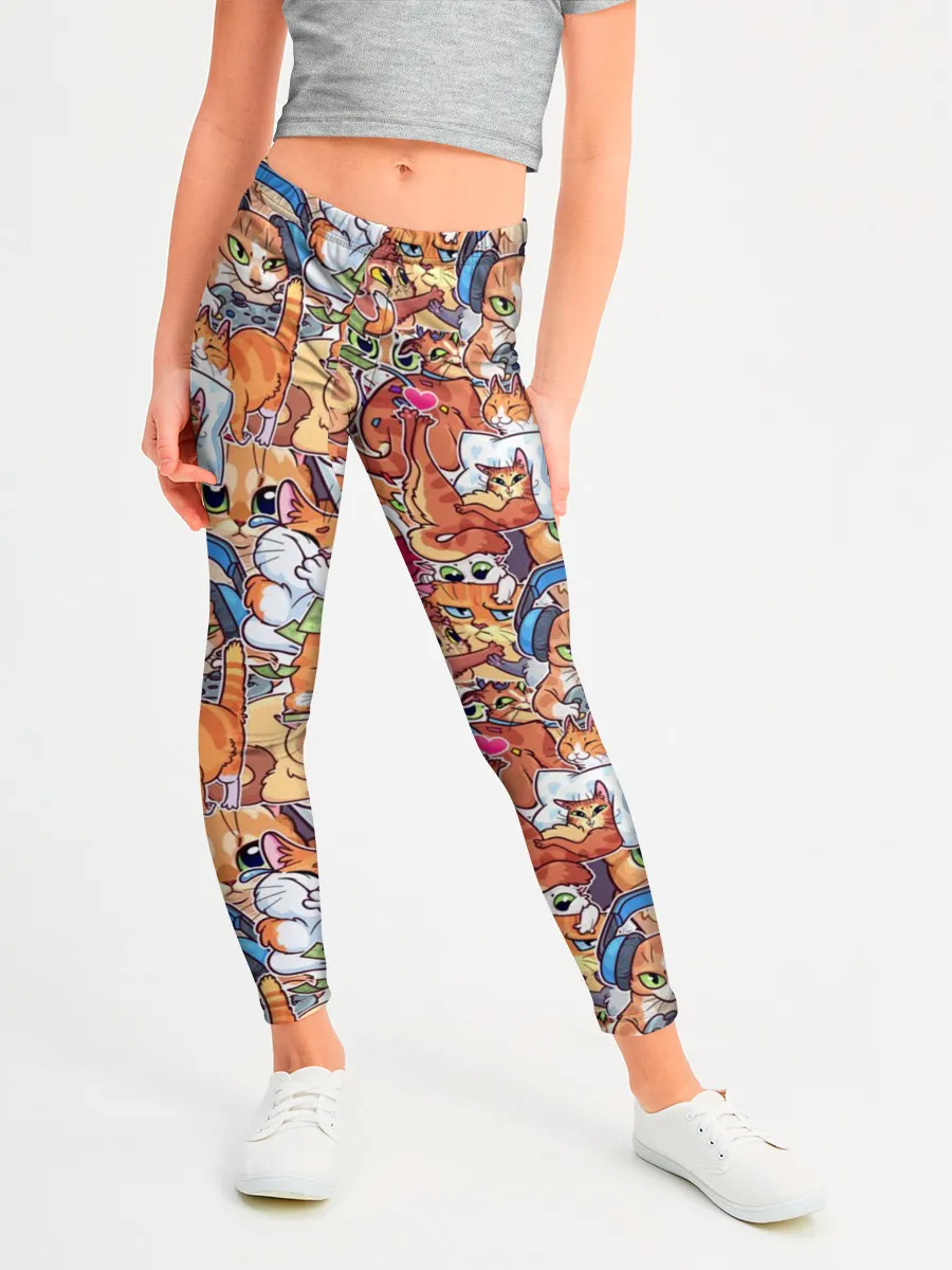 Леггинсы для девочки / Котобомбинг