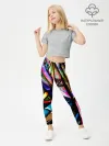 Леггинсы для девочки / Красочное граффити