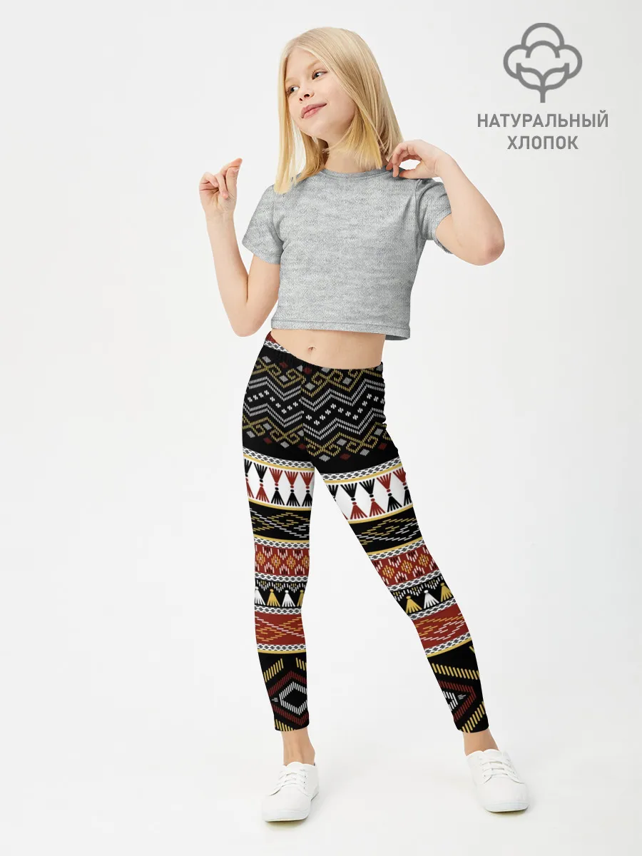 Леггинсы для девочки / Этническая африка