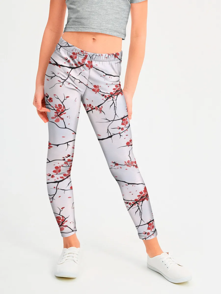 Леггинсы для девочки / Сакура