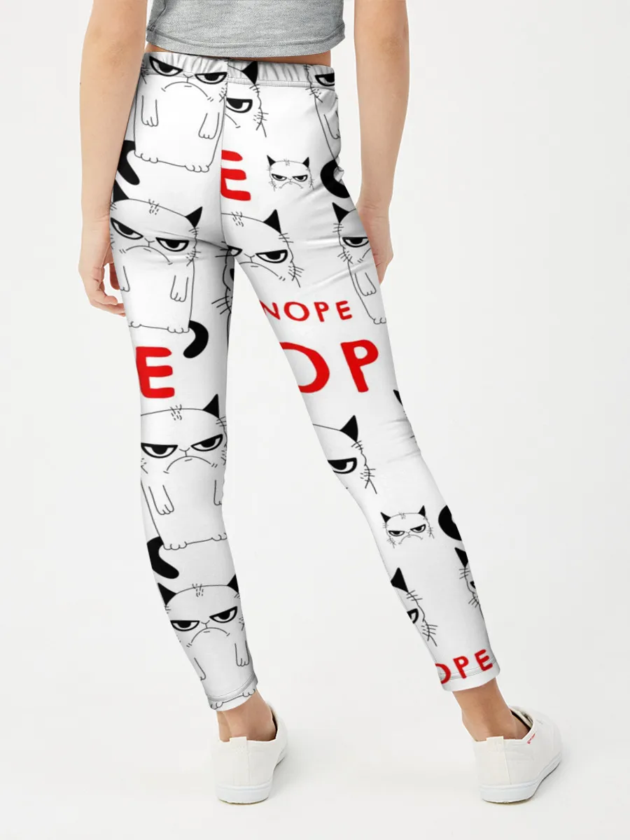 Леггинсы для девочки / Grumpy Cat. Nope!