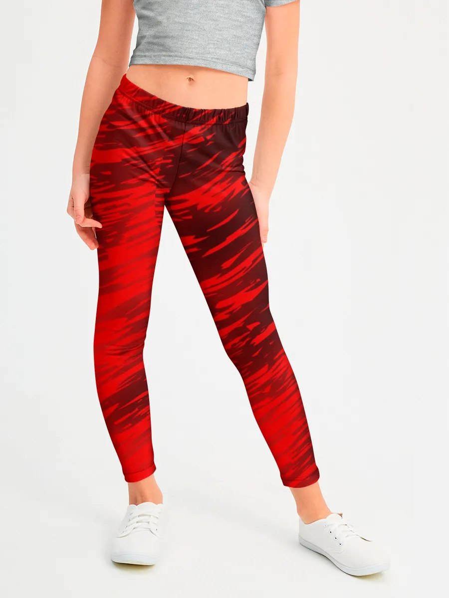 Леггинсы для девочки / RED FIRE STORM