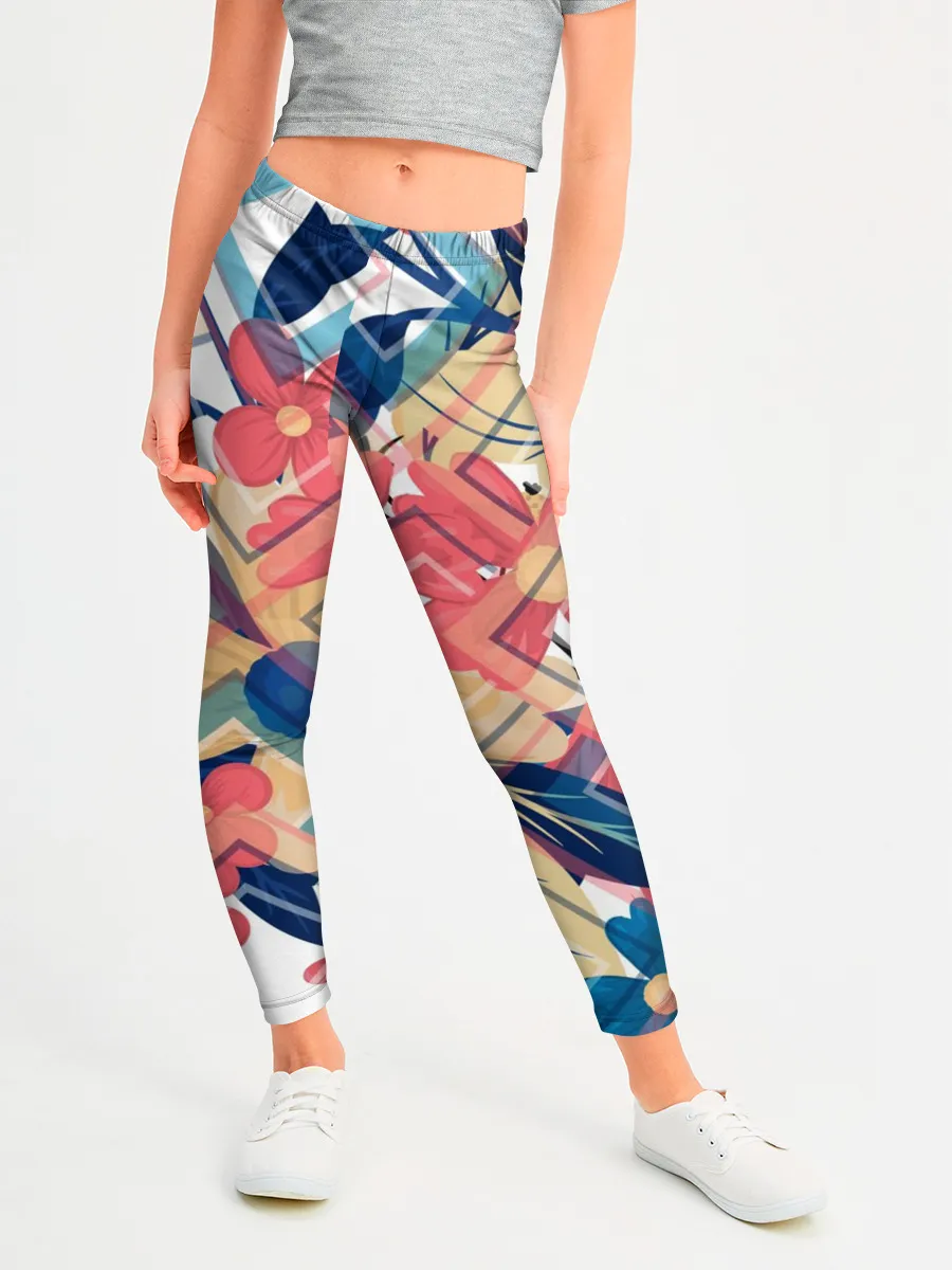 Леггинсы для девочки / Абстракция