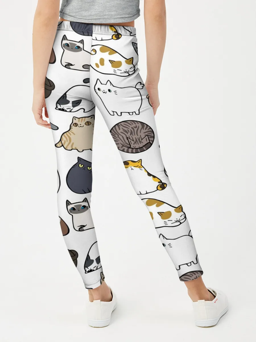 Леггинсы для девочки / Котики