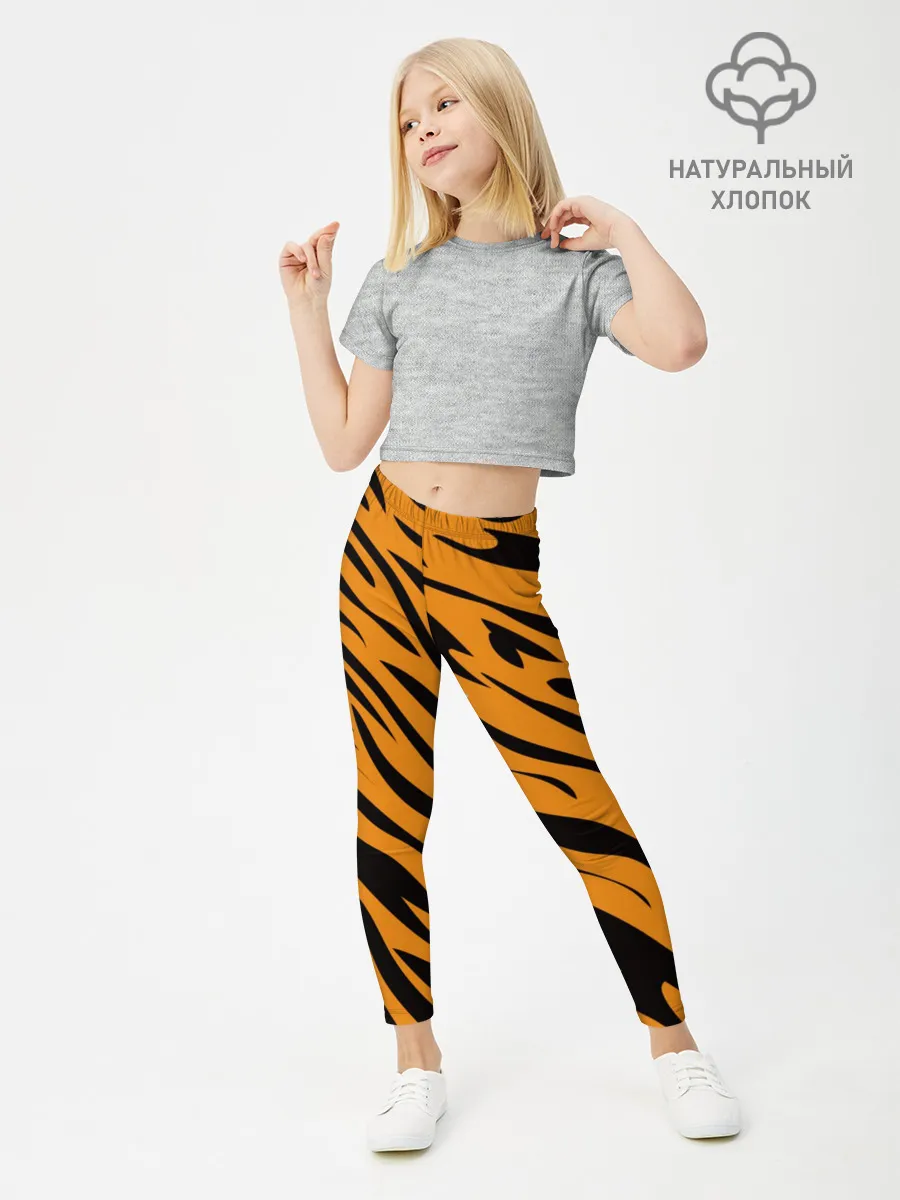 Леггинсы для девочки / Тигр