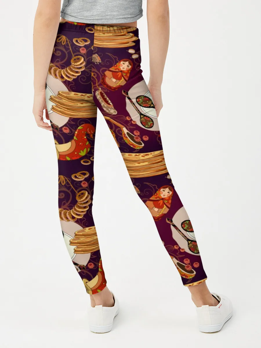 Леггинсы для девочки / Русские блины