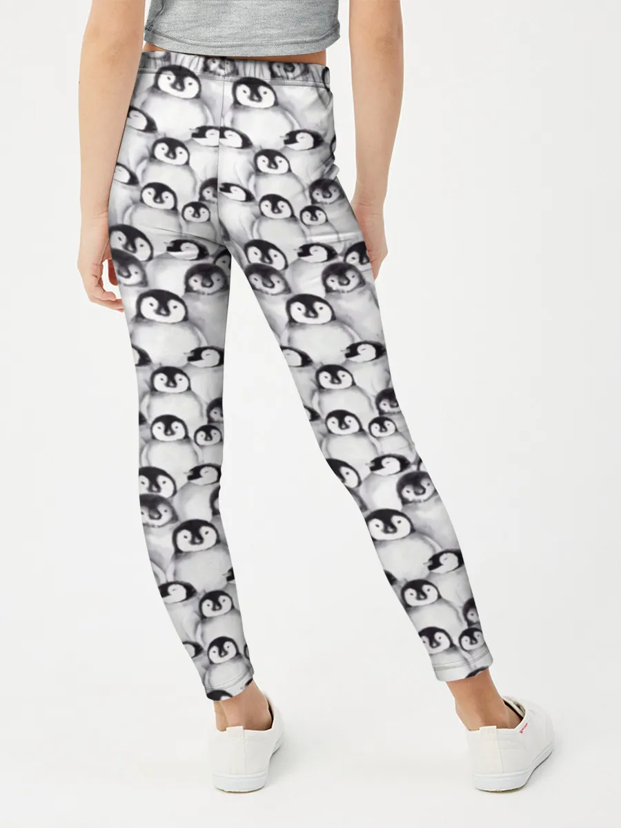 Леггинсы для девочки / Пингвинчики