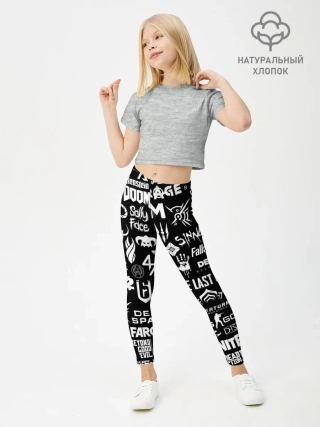 Леггинсы для девочки / ЛОГОТИПЫ ИГР