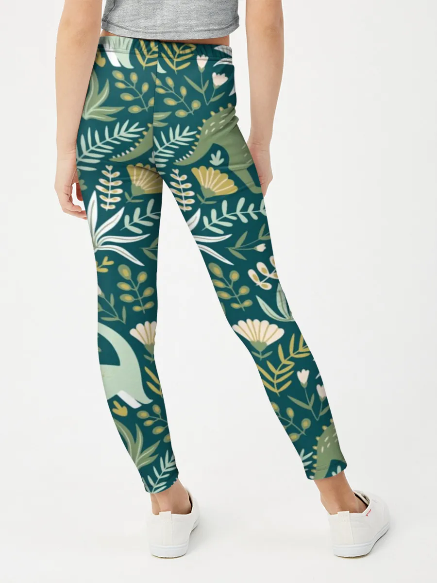 Леггинсы для девочки / Динозавры