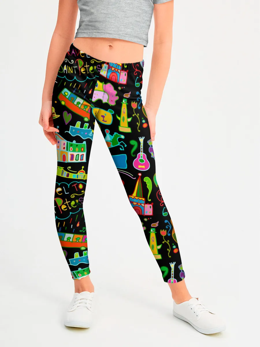 Леггинсы для девочки / Travel to Saint Petersburg