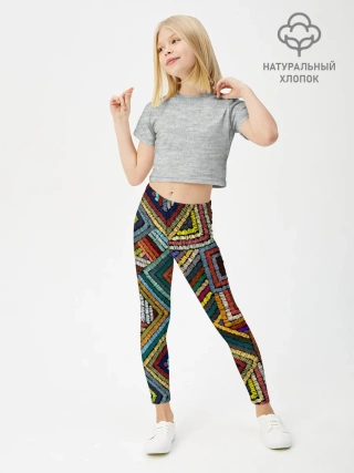 Леггинсы для девочки / Этнический орнамент