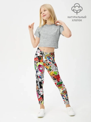 Леггинсы для девочки / Sticker Bombing