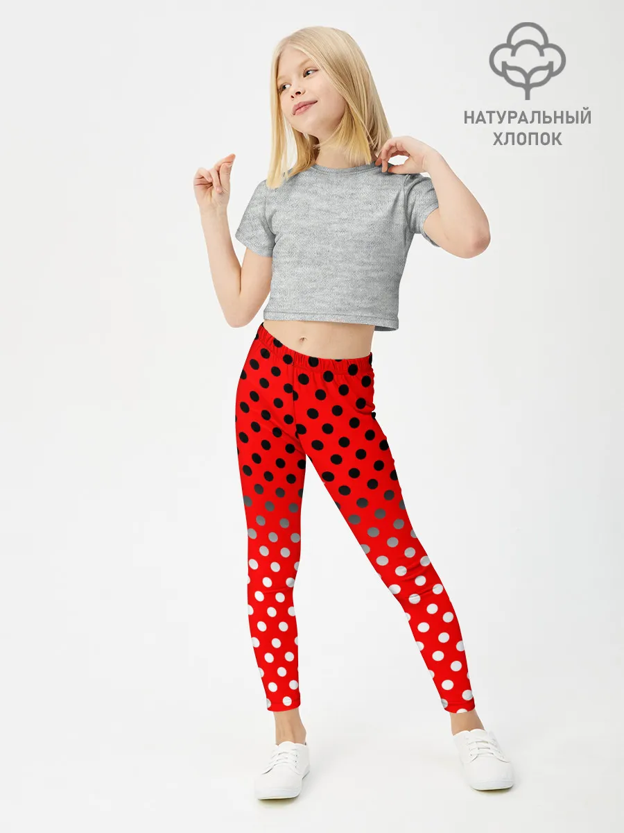 Леггинсы для девочки / ГОРОШЕК