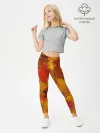 Леггинсы для девочки / Осенние листья