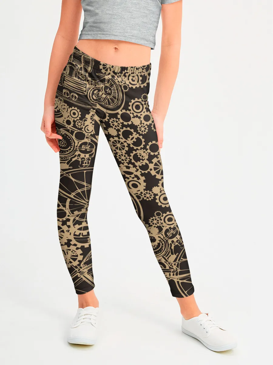 Леггинсы для девочки / Ретро велосипеды