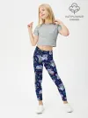Леггинсы для девочки / Фиолетовые коалы