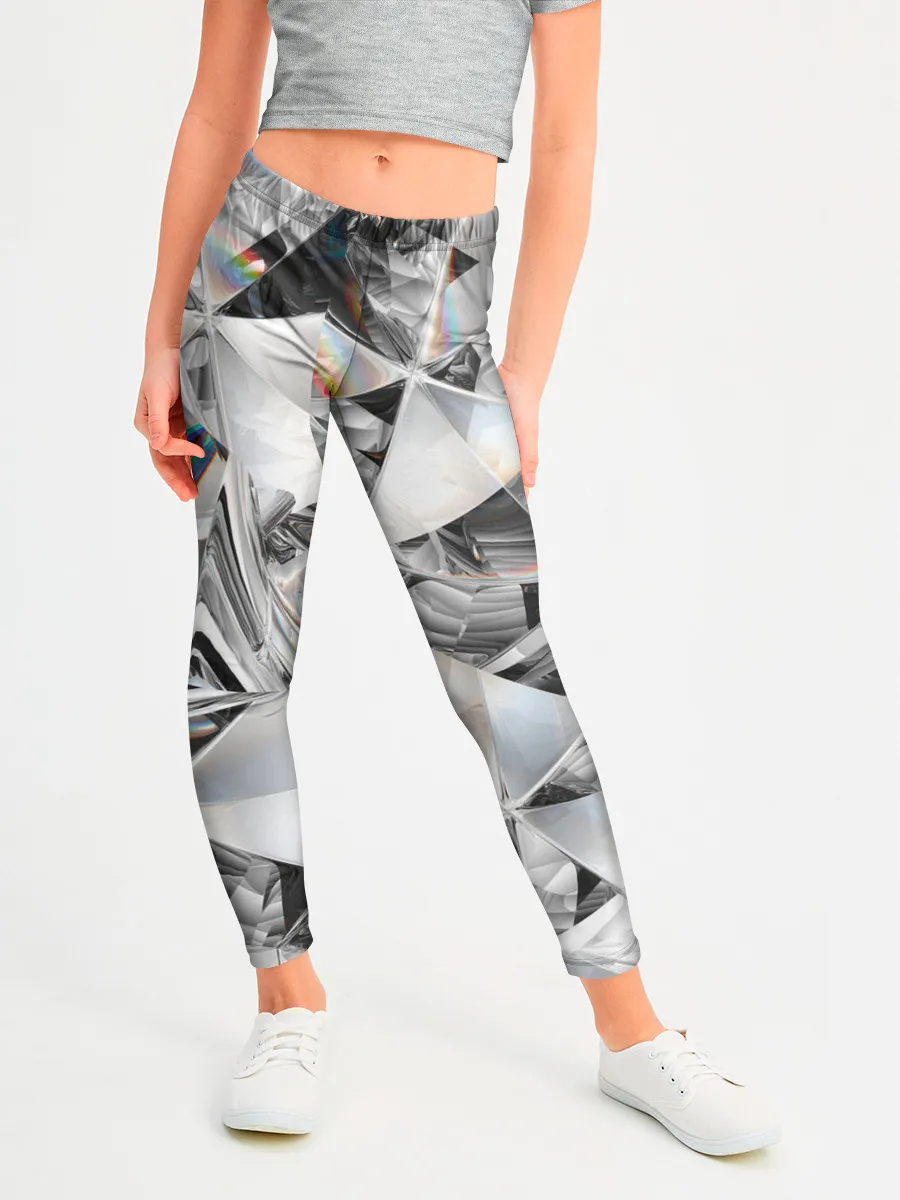 Леггинсы для девочки / Бриллиантовый блеск