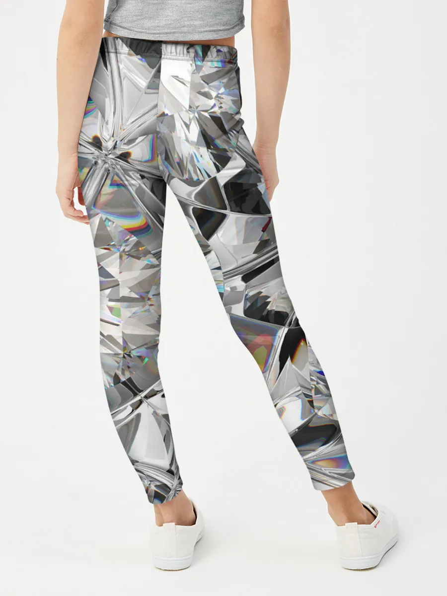 Леггинсы для девочки / Бриллиантовый блеск