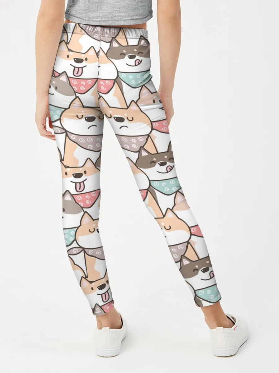 Леггинсы для девочки / Шиба Ину